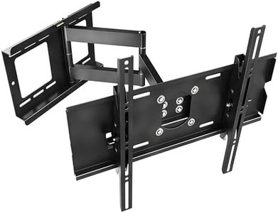 RICOO TV Wall Mount Swivelling Tilting R13 Universal 32-65 Inch (81-165 cm) TV Mount Curved LCD LED TV VESA 400 x 400 Black