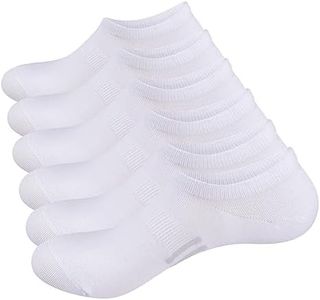 YUEDGE Mens No Show Socks Black Plain Low Cut Ankle Socks Lightweight Thin Casual Short Cotton Socks For Men 10-13,6 Pairs