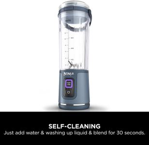 Ninja Blast Portable Blender – Denim Blue, Compact & Rechargeable
