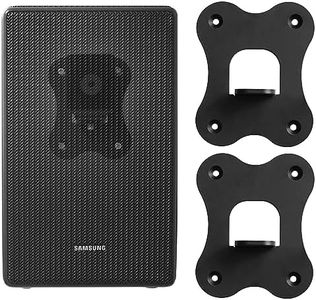 Aokicase Compatible con Samsung/SWA-9500S/XZ soporte de altavoz soporte de pared SWA-9500S/XZ altavoz soporte accesorios rack, soporte para sistemas de altavoces domésticos (negro) 2 piezas