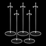 HMIEPRS 5PCS Acrylic Doll Stand Display Holder, Ideal Doll Display Stand Support with Adjustable Waist Clip for 11 to 13 Inch Tall Dolls