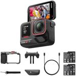 Insta360 Ace Pro 2 Xplorer Bundle-8K Waterproof Action Camera Co-Engineered with Leica, 1/1.3" Sensor, Dual AI Chip, Leading Low Light, Superior Audio Street Photography & Urban Travel, Dual Battery