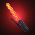 ELLUMIN Traffic Wand, 14-inch Red Traffic Control Baton with 3 Flashing Modes, Night Safety Signal LED Wand with White LED on Top for Airport Marshaling, Parking, Car Directing, Outdoor Camping.