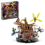 LEGO 76261 Marvel Spider-Man Final Battle Set, Recreate Spider-Man: No Way Home Scene with 3 Peter Parkers, Green Goblin, Electro, Sandman, Ned, Doctor Strange and MJ Minifigures, Collectible Model