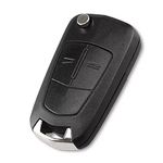 Kelay Vauxhall Astra Key Fob Cover Replacement For Vauxhall Opel Astra Zafira Tigra Corsa Vectra Meriva Insignia Remote Car Key Case, Vauxhall Corsa Key Fob, Vauxhall Zafira Key Fob - 2 Button