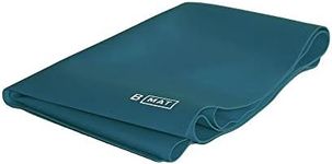 B YOGA Traveller Workout Mat | 100% Rubber Non-slip Yoga Mat for Men & Women | 2mm Thick Exercise Mat With Strap | Durable for Home & Gym | Eco-friendly Fitness Mat for All Types of Floor Exercises | 71" Long, Ocean Green