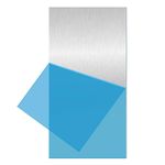Tynulox 6061 Aluminum Sheet 1/16" x 6" x 12", 1 Pcs, No Scratch Aluminum Plates Double-sided Film Aluminum Bars for Jewelry, Crafts, Electricalfor DIY Craft, Machinery, Industry and Decoration