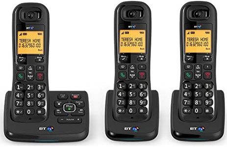BT XD56 Trio Cordless Phones with Answering Machine and Nuisance Call Blocker