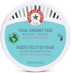 First Aid Beauty Facial Radiance Pads – Daily Exfoliating Pads with AHA that Help Tone & Brighten Skin – Compostable for Daily Use – 28 Pads