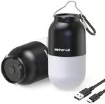 GEARLITE Camping Light Rechargeable,Portable Hanging Camping Lantern,2 Lighting Modes Camping Lamp,Waterproof LED Tent Light for Camping,Hiking,Fishing,Emergency(2 Pack)