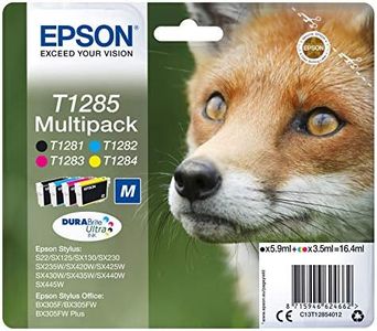 Epson C13T12854022 - Cartucho de tinta, multi-pack (negro, amarillo, magenta, cian)