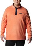 Columbia Men's Steens Mountain Half Snap, Desert Orange/Collegiate Navy, Large