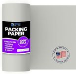 Bryco Goods 1000'L x 18"W Newsprint Packing Paper Roll for Moving – Wrapping and Protecting Fragile Items, Newspaper Paper, Box Filler, Shipping Supplies - Made in USA