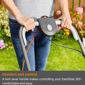 Flymo EasiGlide 360 Electric Lawn Mower – Compact Hover Design