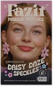 Fazit Makeup Patches - Daisy Speckles - Glow Up Make-Up Patches - Cute Glitter Makeup Accessories for Women - Cosmetic Glitter for Face