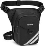 TEUEN Drop Leg Bag for Men Women Waterproof Durable Motorcycle Leg Bag Outdoor Tactical Thigh Bag with Leg Strap Drop Leg Pouch Fanny Pack for Hiking Climbing Cycling Fishing