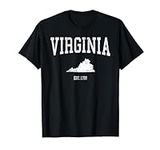 Virginia Tee Vintage Sports Design 