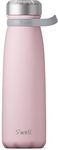 S'well Stainless Steel Traveler w/Handle (40 Fl Oz, Pink Topaz)