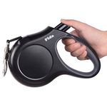 Fida Retractable Dog Leash Large Breed, Heavy Duty 16 ft Dog Walking Leash, up to 110 lbs, 360° Tangle Free, Black