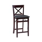Linon Triena X Back Folding Counter Stool