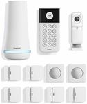 SimpliSafe 11 Piece Wireless Home Security System Gen 3 with Wireless Indoor HD Camera - Optional 24/7 Professional Monitoring - No Contract - Compatible with Alexa and Google Assistant,White