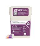 UltiCare VetRx U-40 UltiGuard Safe Pack Pet Insulin Syringes 3/10cc, 29G x 1/2", 100ct (with 1/2 Unit Markings)