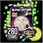 BUNMO 280pcs Glow in The Dark Stars