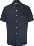 Uptheir Mens Bud Classic Short Sleeve Shirt - Blue - 8XL