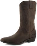 Wrangler Tex Hi Mens Boots Dark Brown 9 UK