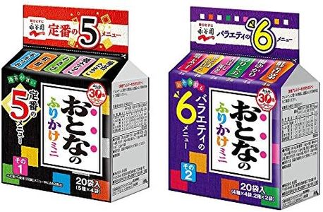 Furikake Japanese Sprinkle Condiment for Rice, Bento Lunch, 11 Flavors Assortment - Made in Japan