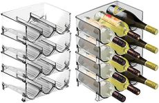 mDesign Bottle Rack — Crystal Clear