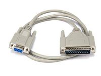 Monoprice 3-Feet AT Modem DB9F/DB25M Molded Cable (100461)