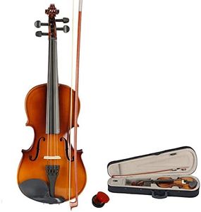Ktaxon 3/4 Violin for Beginners, Fiddle for Students and Enthusiasts, Acoustic Violin Kit with Case, Bow, Rosin & Manual