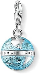THOMAS SABO Pendant Globe Clasp Style Charms, One Size, Metal