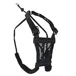 YUP! Nylon Non Pulling Dog Harness, Medium, Black