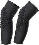 Kids Protective Knee Pads 1 Pair Basketball Crashproof Antislip Knee Sleeves Youth Black YL