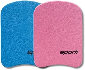 Sporti Junior Kickboard for Swim Training Lesson, Swimming Kick Board for Kid, Water Board for Junior, Swimming Training Aid - Blue, Pink