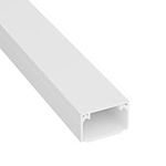 D-Line 25x16mm Cable Trunking, Cable Cover, Paintable, Self-Adhesive Wire Cover, Corner Wire Hider, Cable Management - 25mm (W) x 16mm (H) x 1-meter Length - White