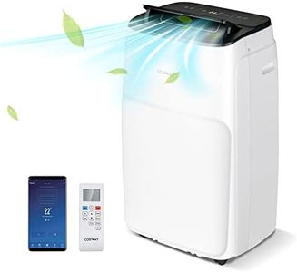 Costway 5-in-1 Portable Air Conditioner, 12000 BTU AC with Multi-Speed Fan & 24H Timer, APP & Remote Control & LED Display, Cooling, Heating & Dehumidifying AC for Home, Office, Dorms