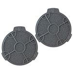 2 x Cooker Hood Carbon Filter Round Filters 5" for CARBFILT4 Cooke & Lewis