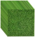 BoAn 10 Packs Garden Craft Grass Fake Grass,Artificial Grass Outdoor,Miniature Fake Garden Grass,Fake Grass Decor,6 X 6 Inches Miniature Ornament Garden Dollhouse DIY Grass