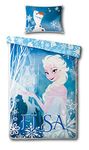 Character World 135 x 200 cm Disney Frozen Elsa Single Panel Duvet Set, Multi-Color