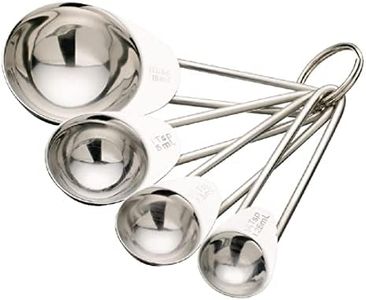KitchenCraft Lot de 4 cuillèresà mesurer en acier inoxydable