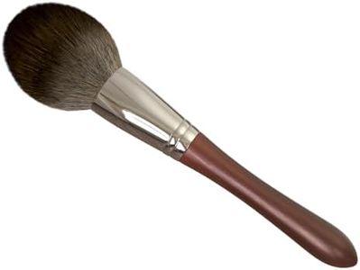 Azukilife Dense Blush Brush for Cheeks, Soft Fluffy Makeup Brush for Blush & Foundation, Walnut Wood Handle, Ergonomic Grip, Durable Metal Ferrule, Professional Face Brush