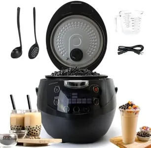 Tewpoy Boba Maker,6L Commercial Automatic Boba machine for Bubble Tea,Milk Tea & Sago,Non-Stick Boba Pot for Restaurants,Cafes & Snack Bars,110V Bubble Tea Machine,900W