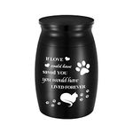 Small Cremation Urns for Pet Ashes Mini Cat Paw Keepsake Urn 2.8" Aluminium Small Ashes Urns Mini Urn for Cat Ashes Holder