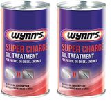 Wynn's Super Charge Oil Treatment Compression Restoring Additive For Petrol & Diesel Engines 425ml (Pack of 2)