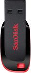 Sandisk Cruzer Blade USB Flash Drive 32GB USB Type-A 2.0 Black Red (32GB, USB Type-A, 2.0, Slide, Black, Red)