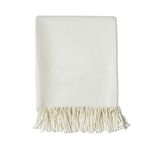 Scarf for Women Cashmere Scarfs Warm Blanket Wool Wrap Shawl Stole for Winter Off-white