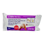 Sculpey AD2222 Model Air Dry Clay-White, 2.2 Pound